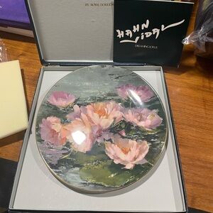 Limited Edition Royal Doulton porcelain plate Dreaming Lotus by Hahn Vidal